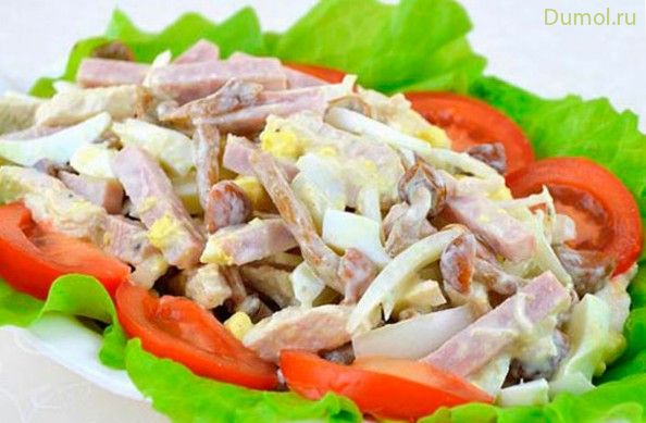 Салат «Мужская мечта» с куриным филе (салат, мужская, мечта) Салат «Мужская мечта» с куриным филе