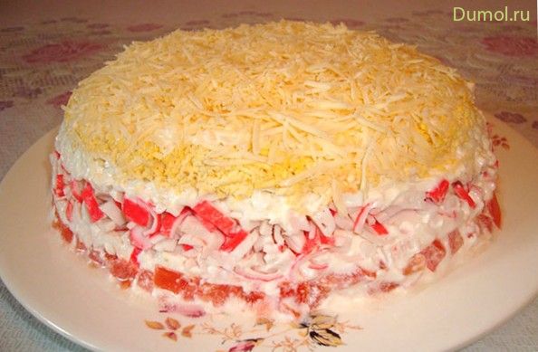 Салат «Нежный» (салат, нежный, слой майонеза, маринад) Салат «Нежный»