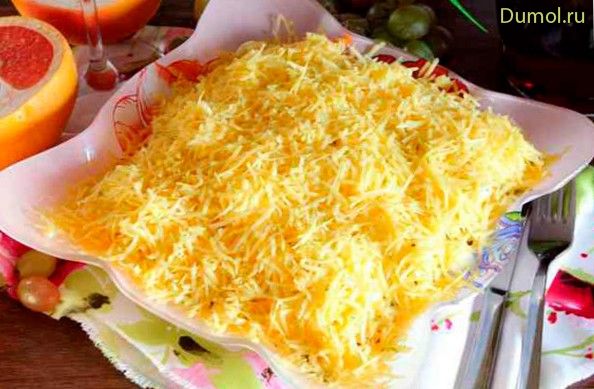 Салат «Охотничий» с куриным филе