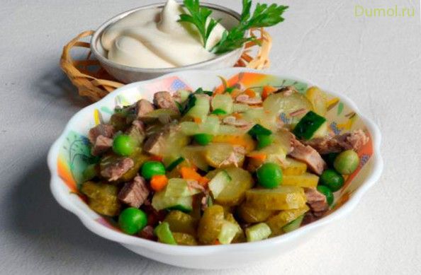 Салат «Околица» с говядиной (салат, околица) Салат «Околица» с говядиной