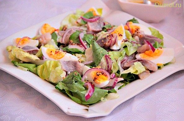 Салат «Отпад» из сельди