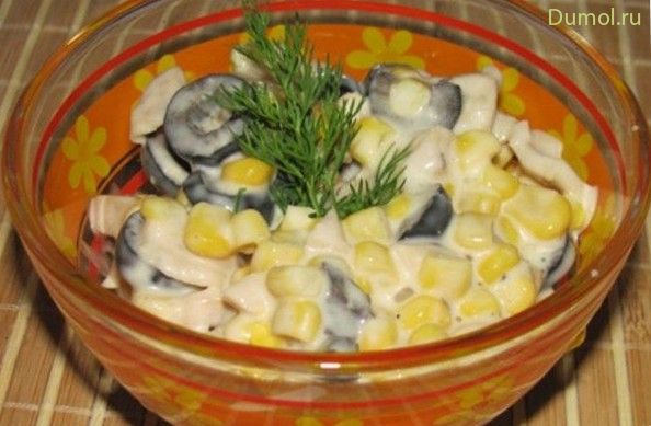 Салат «Пальчики оближешь» со сметаной