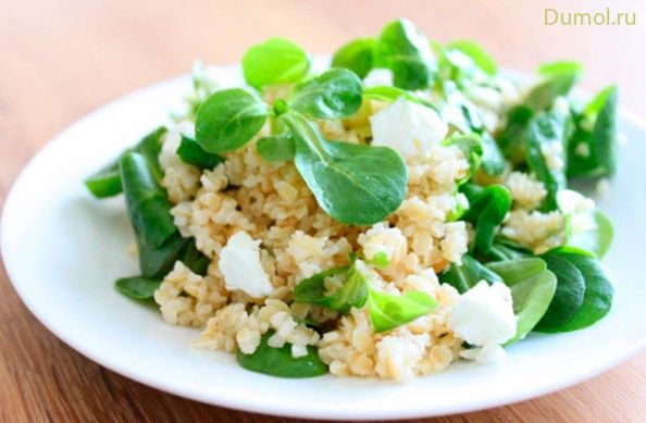 Салат с кус-кусом и сыром фета (салат, кус-кусом) Салат с кус-кусом и сыром фета