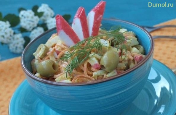 Салат «Сушивкус» с креветками