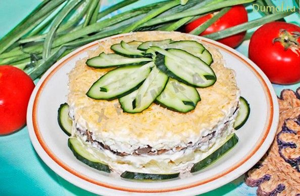 Салат Венецианский из курицы