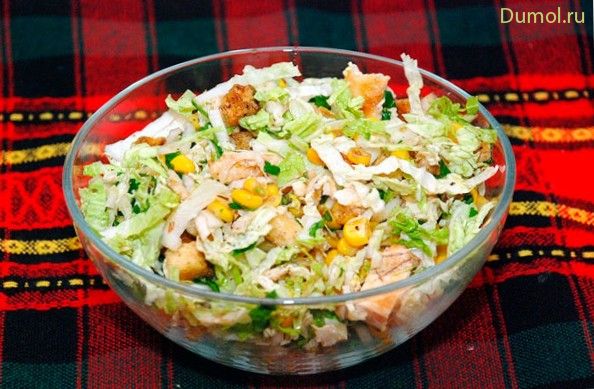 Салатик с пекинской капустой без майонеза (салатик, пекинской, капустой, капуста) Салатик с пекинской капустой без майонеза
