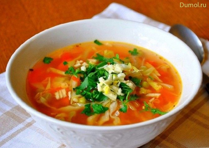 Щи из свежей капусты