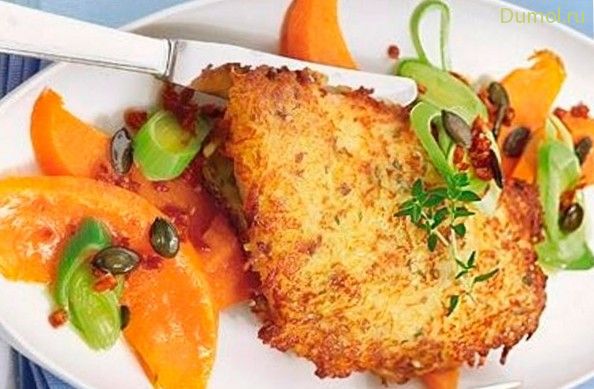 Шницель в картофельной корочке