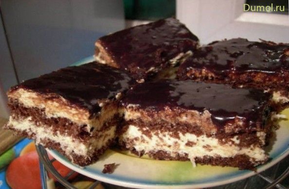 Шоколадный торт с кокосовым безе (шоколадный, торт, кокосовым) Шоколадный торт с кокосовым безе