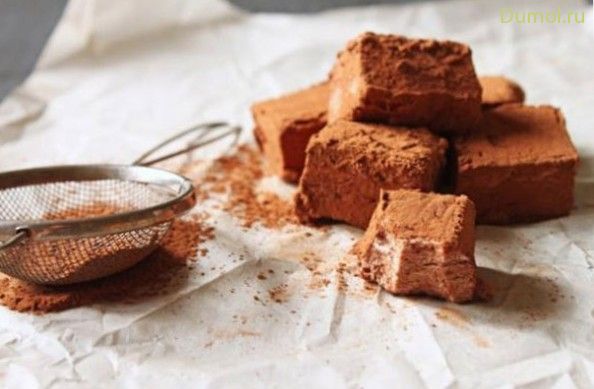 Шоколадный зефир по-домашнему