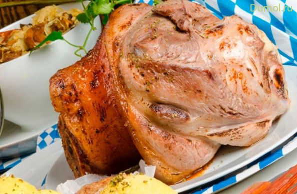 Скандинавское жаркое из окорока