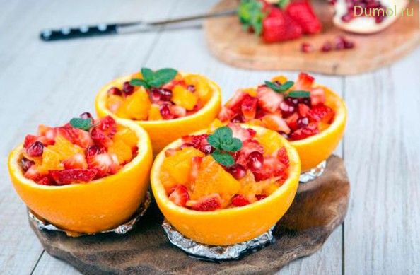 Сладкий фруктовый салат «Сочный дракон» (сладкий, фруктовый, салат, киви) Сладкий фруктовый салат «Сочный дракон»