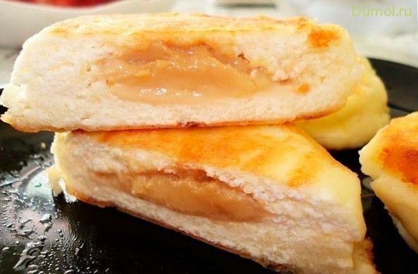 Слоеные сырники со сгущенкой