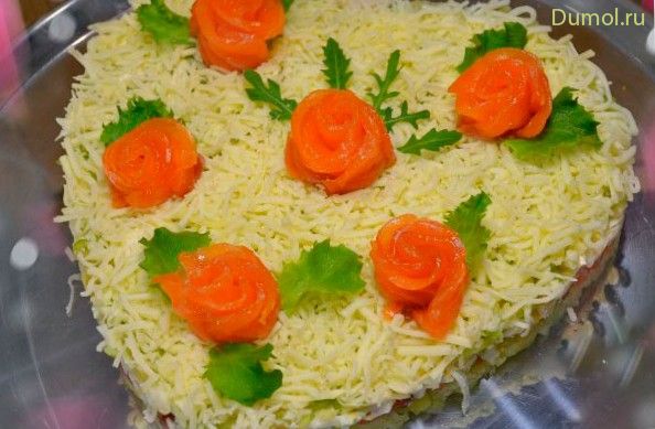 Слоеный салат «Валентина»