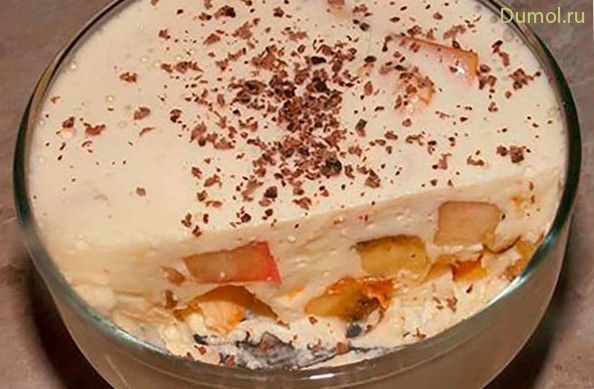 Сметанное желе с бананом на десерт (сметанное, желе) Сметанное желе с бананом на десерт