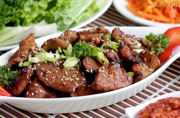 Сочная свинина по-корейски (сочная, свинина, по-корейски) Сочная свинина по-корейски