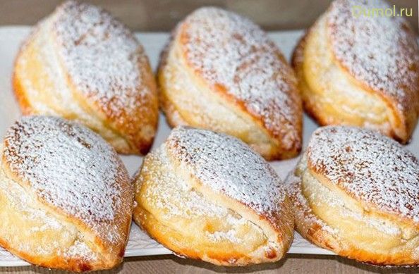 Сочни творожные на сдобном пресном тесте