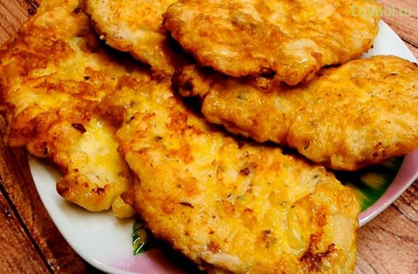 Сочные отбивные в чесночном кляре