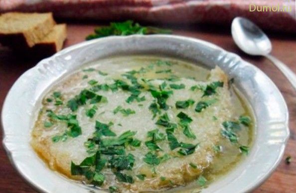 Суп французский «Кипяченая вода»