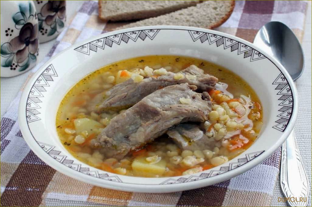 Рецепт супа горохового со свининой