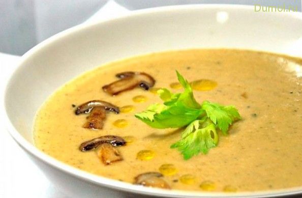 Суп-пюре из грибов в мультиварке