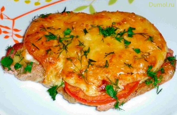 Свинина по-французски из духовки (свинина, по-французски) Свинина по-французски из духовки