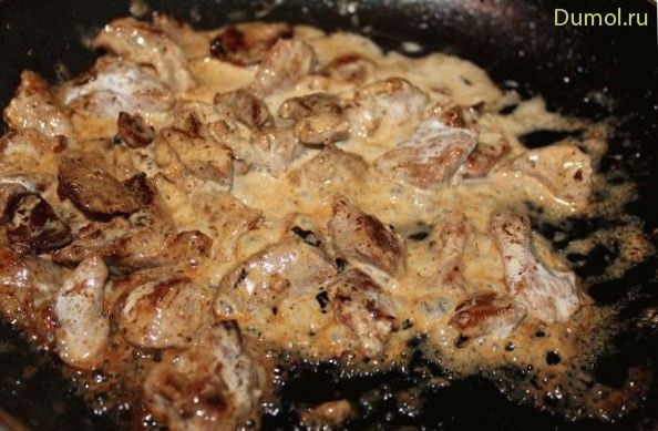 Свинина со сливками по-особенному