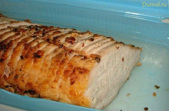 Свинина, запеченная с корицей и приправами