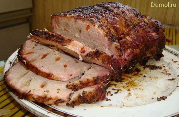 Свинина, запеченная с корицей (свинина, запеченная, корицей) Свинина, запеченная с корицей