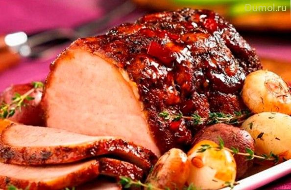 Свиной окорок в соусе из кока-колы (свиной, окорок, соусе, свинина, жир) Свиной окорок в соусе из кока-колы