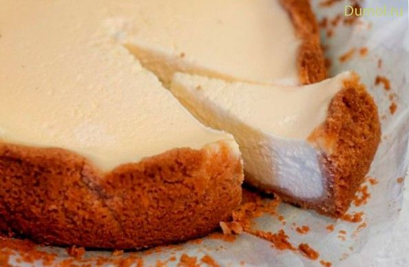 Сырный чизкейк с ванилью без выпечки