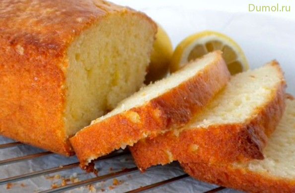 Сырный кекс с лимоном и ванилью (сырный, кекс, лимоном) Сырный кекс с лимоном и ванилью