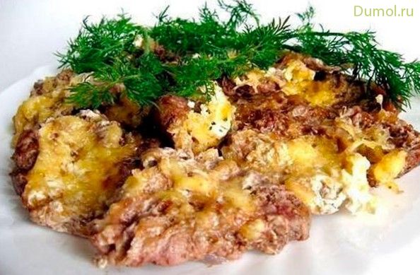 Телятина с сыром и пряностями в фольге (телятина, сыром, пряностями) Телятина с сыром и пряностями в фольге