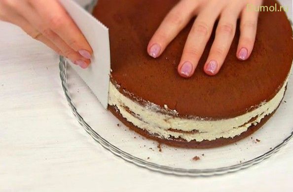 Торт «Баунти» с нежным манным кремом