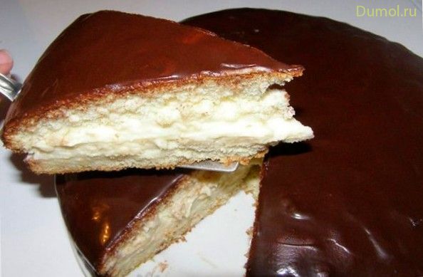 Торт «Чародейка» со сливочным кремом (торт, чародейка) Торт «Чародейка» со сливочным кремом