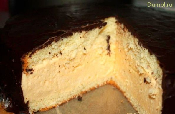 Торт «Птичье молоко» с молочным суфле