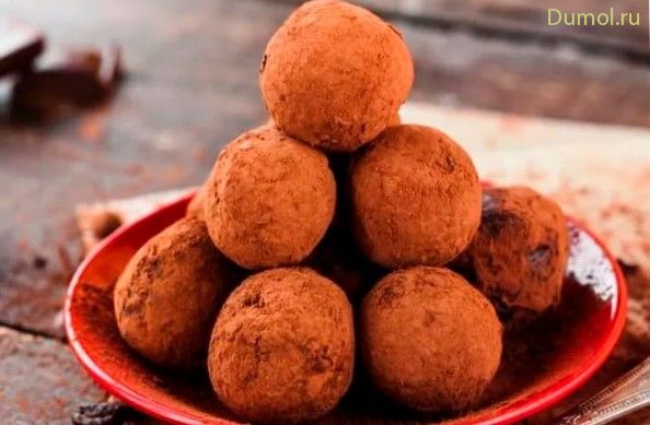 Трюфели из горького шоколада без сахара (трюфели, горького) Трюфели из горького шоколада без сахара
