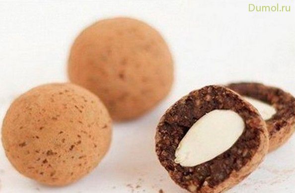 Трюфели из орехов и фиников (трюфели, орехов) Трюфели из орехов и фиников