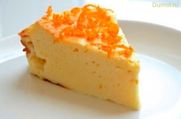 Творожник с цедрой апельсина