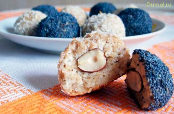 Творожно-банановое печенье с маком (творожно-банановое, печенье, маком, творог) Творожно-банановое печенье с маком