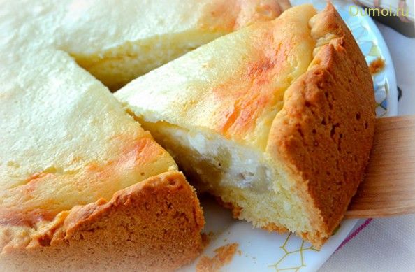 Творожно-банановые пирожные