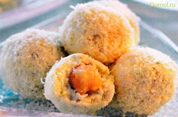 Творожные Рафаэлло с фундуком