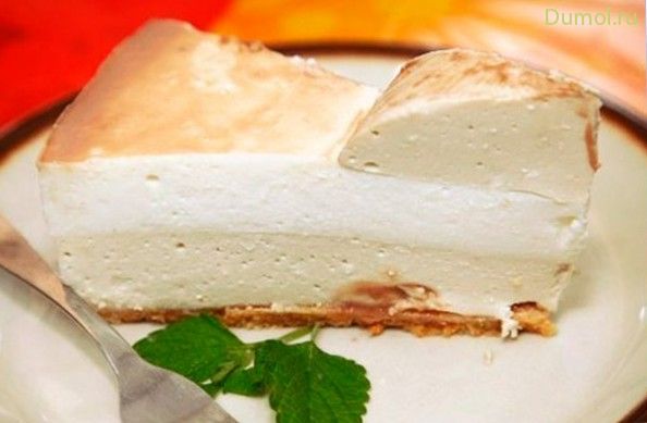 Творожный чизкейк с цедрой лимона