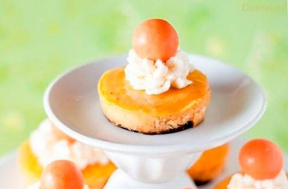 Тыквенные мини-чизкейки с патокой