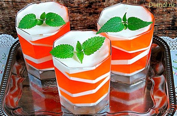 Уникальное двухцветное желе (уникальное, двухцветное) Уникальное двухцветное желе