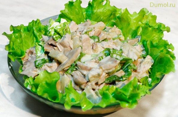 Уникальный салат из курицы