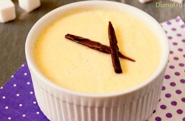 Универсальный заварной крем с ванилью