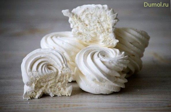 Ванильно-яблочный зефир по-домашнему