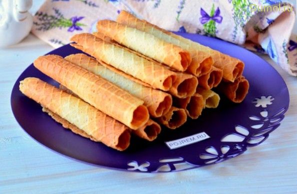 Ванильные хрустящие вафли (ванильные, хрустящие) Ванильные хрустящие вафли