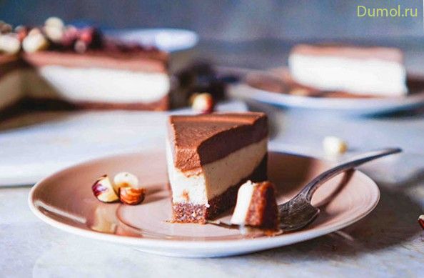 Ванильный чизкейк с лесными орехами (ванильный, чизкейк) Ванильный чизкейк с лесными орехами